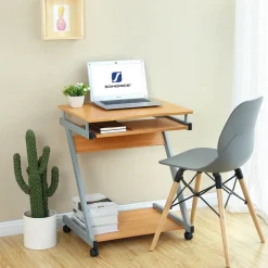 Shop SONGMICS Table de lit PC portable bambou