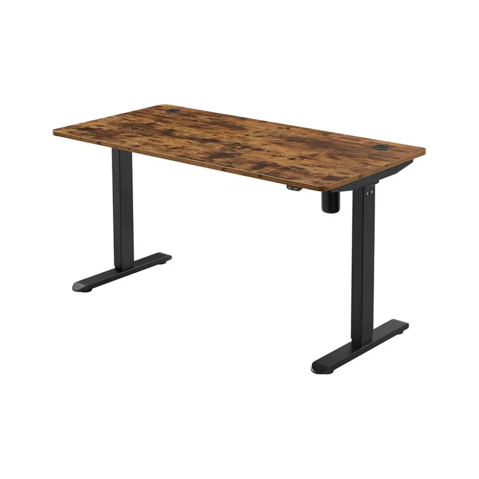 Shop SONGMICS Table de lit portable Marron Rustique