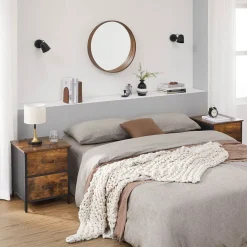 Discount SONGMICS Table de nuit 2 tiroirs Blanc