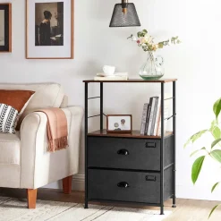 Fashion SONGMICS Table de nuit rangement