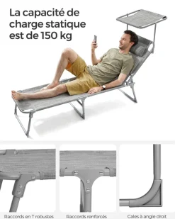 Hot SONGMICS Table d’entrée doré et transparent Doré + Transparent