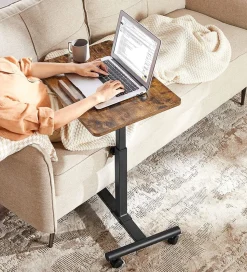 Cheap SONGMICS Table plateau industriel Noir