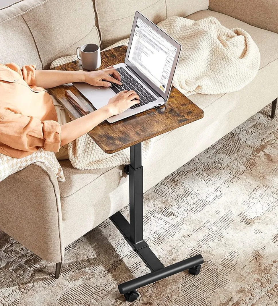 Cheap SONGMICS Table plateau industriel Noir