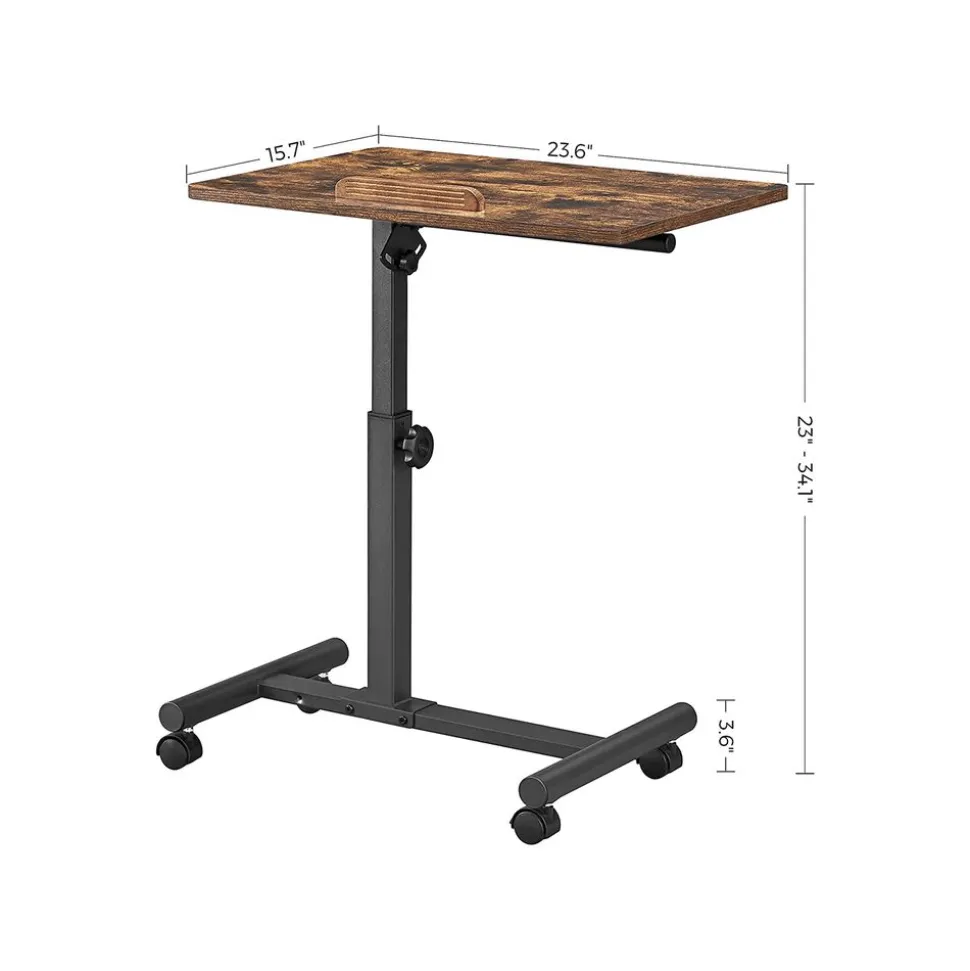 Cheap SONGMICS Table plateau industriel Noir