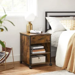 Cheap SONGMICS Table relevable industriel Noir