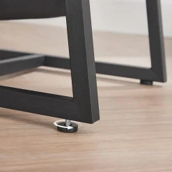 Hot SONGMICS Table ronde industriel Noir