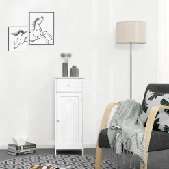 Best Sale SONGMICS Table ronde verre noir