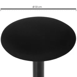 Best SONGMICS Table verre noir gris