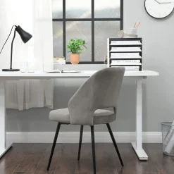 Outlet SONGMICS Table verre XL noir gris