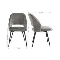 Outlet SONGMICS Table verre XL noir gris