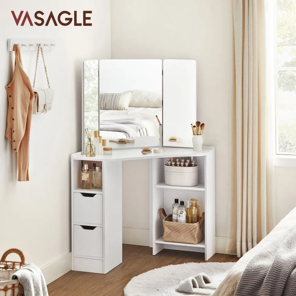 Store SONGMICS Tables gigognes marron rustique Brun Vintage Noir