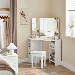 Store SONGMICS Tables gigognes marron rustique Brun Vintage Noir