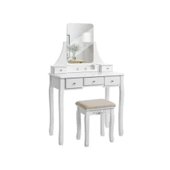 Fashion SONGMICS Tablette d'appoint Noir