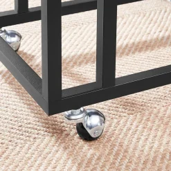 Fashion SONGMICS Tablette maille industriel Marron Rustique