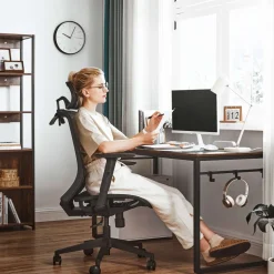 Discount SONGMICS Tabouret dynamique XL noir