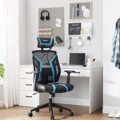 Store SONGMICS Tabouret rond en velours avec espace de rangement 4 pieds en métal gris tourterelle