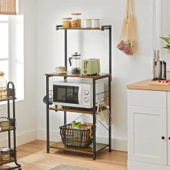 Best SONGMICS Étagère à 5 niveaux argent