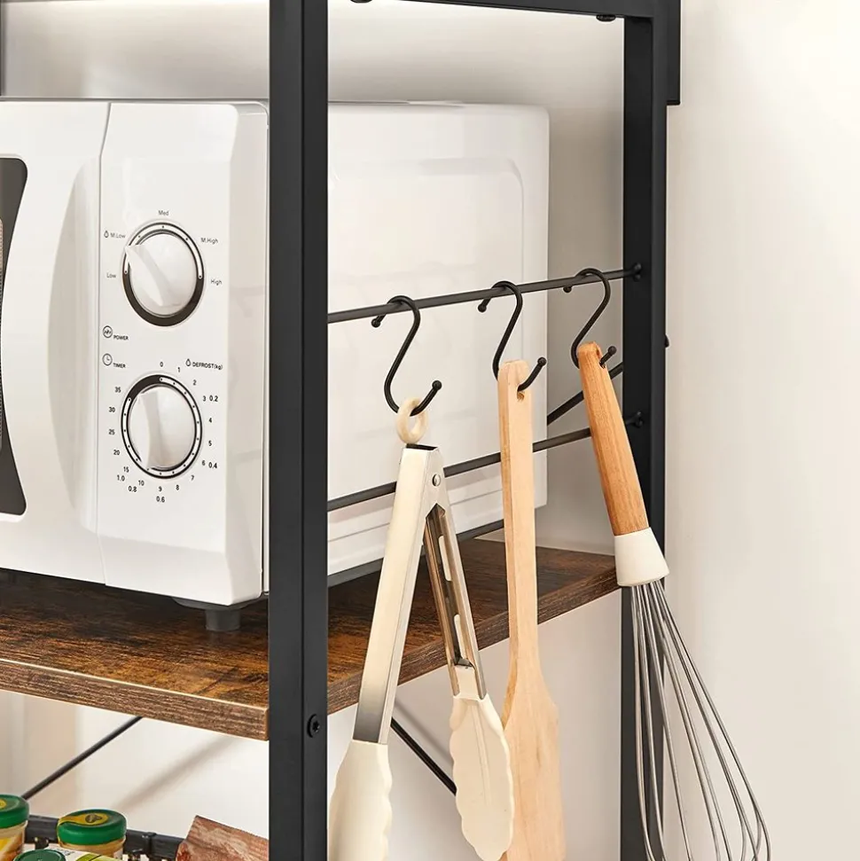 Best SONGMICS Étagère à 5 niveaux argent