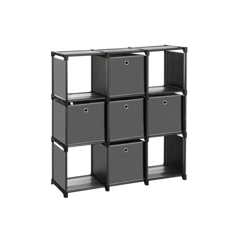 Hot SONGMICS Étagère 5 boîtes noir Blanc