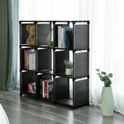 Best Sale SONGMICS Étagère 9 casiers noir