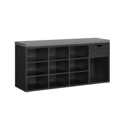 Clearance SONGMICS Étagère à chaussures à 3 niveaux noir d'encre