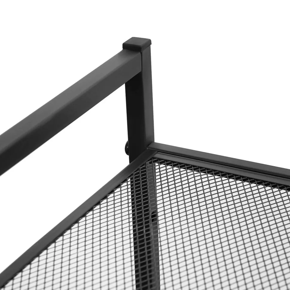 Fashion SONGMICS Étagère à chaussures à 3 niveaux Noir