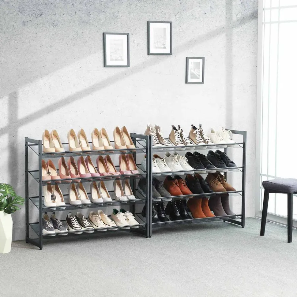 Store SONGMICS Étagère à chaussures 8 niveaux