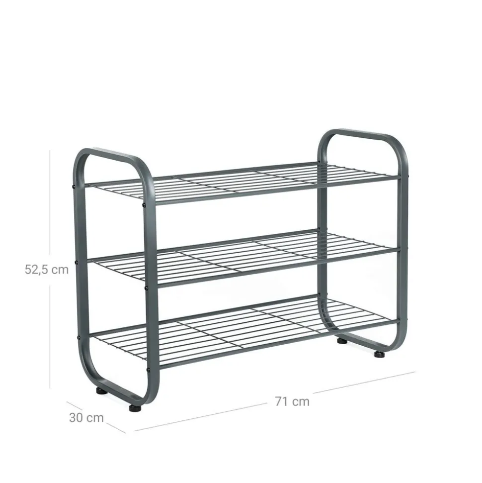 Flash Sale SONGMICS Étagère à chaussures 3 niveaux Gris