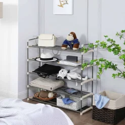 Sale SONGMICS Étagère à chaussures 5 niveaux