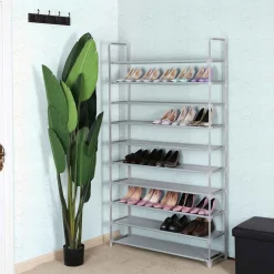 Best SONGMICS Étagère à chaussures 10 niveaux