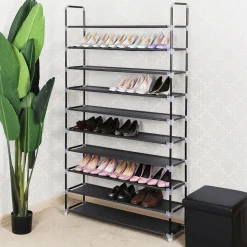 Best SONGMICS Étagère à chaussures 10 niveaux