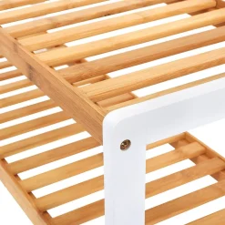 New SONGMICS Étagère à chaussures bambou