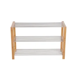 New SONGMICS Étagère à chaussures bambou