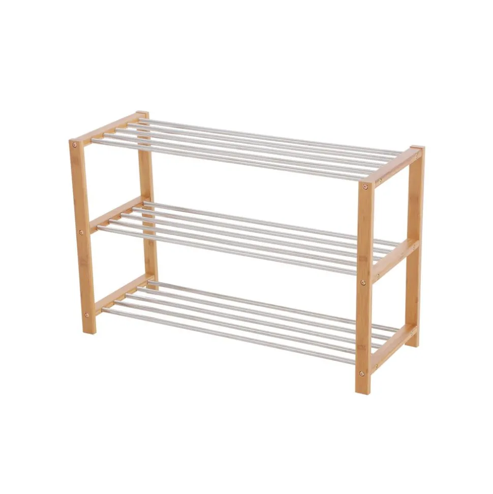 New SONGMICS Étagère à chaussures bambou