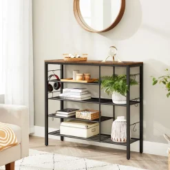 Best SONGMICS Étagère à chaussures crochets Noir