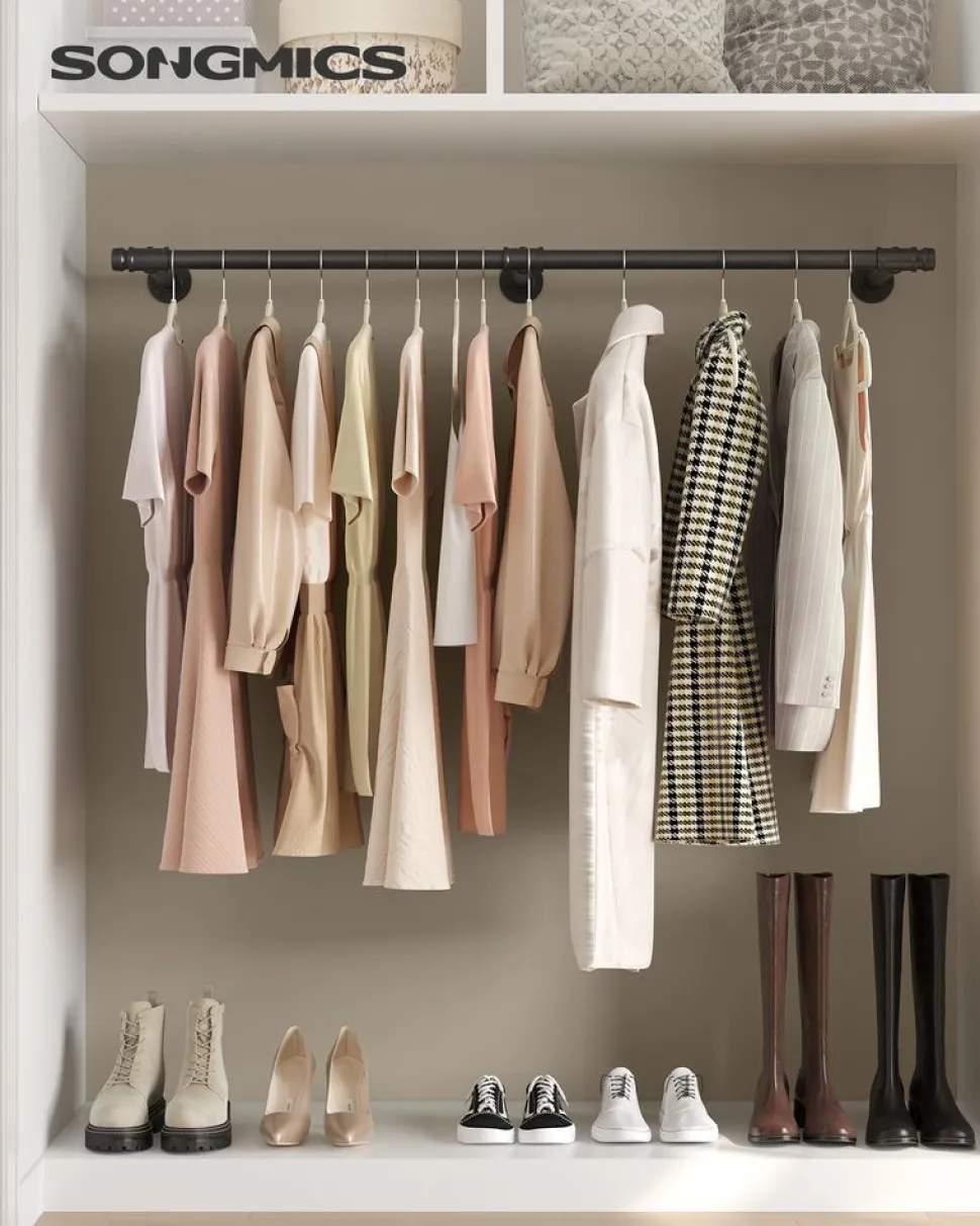 Fashion SONGMICS Étagère à chaussures fine à 6 niveaux Blanc