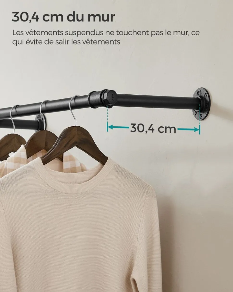 Fashion SONGMICS Étagère à chaussures fine à 6 niveaux Blanc