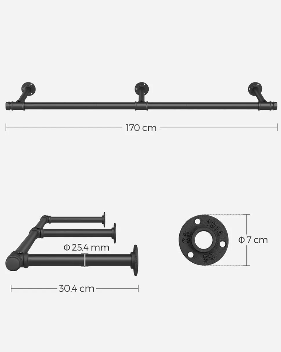Fashion SONGMICS Étagère à chaussures fine à 6 niveaux Blanc