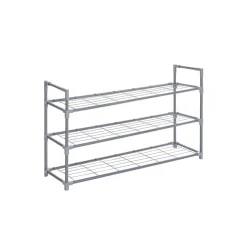 Discount SONGMICS Étagère à chaussures grille 3 niveaux