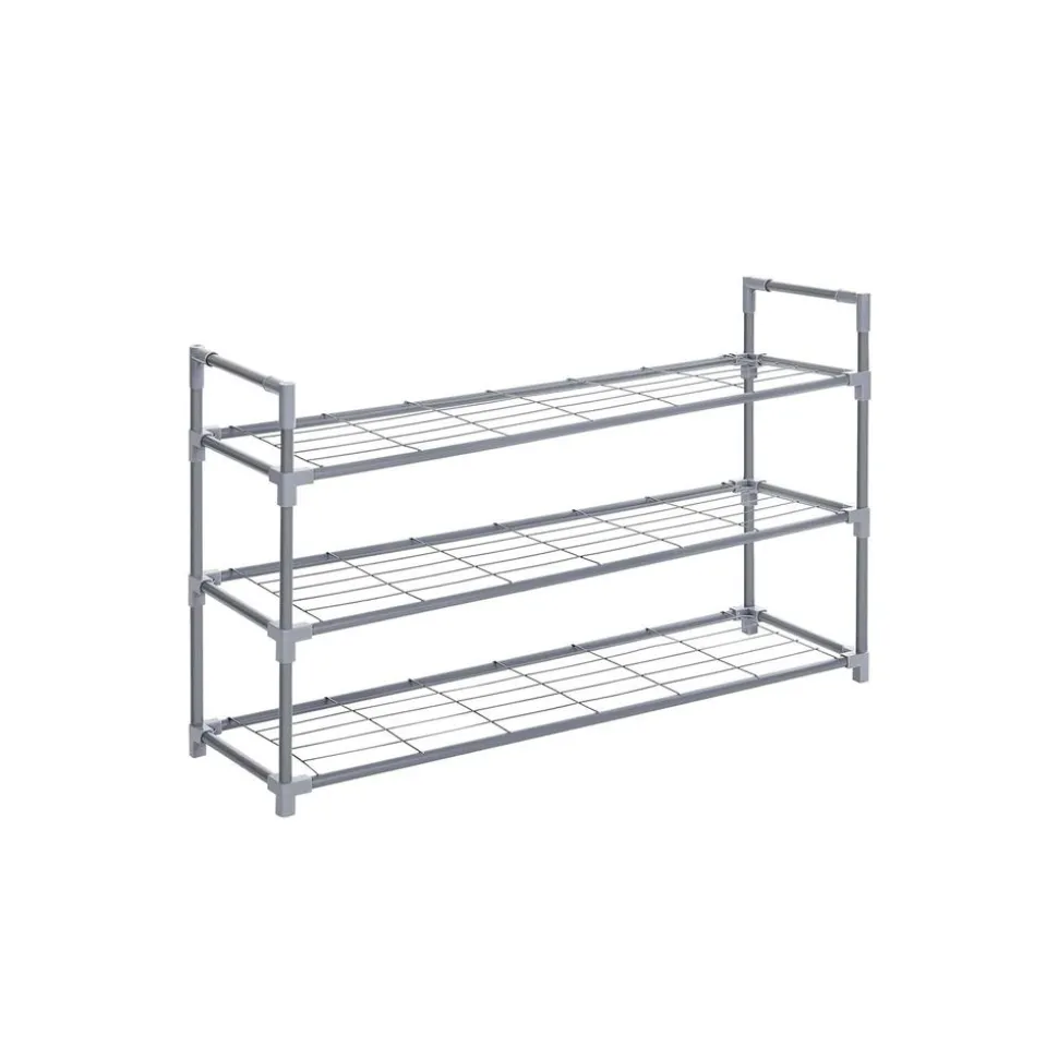 Discount SONGMICS Étagère à chaussures grille 3 niveaux