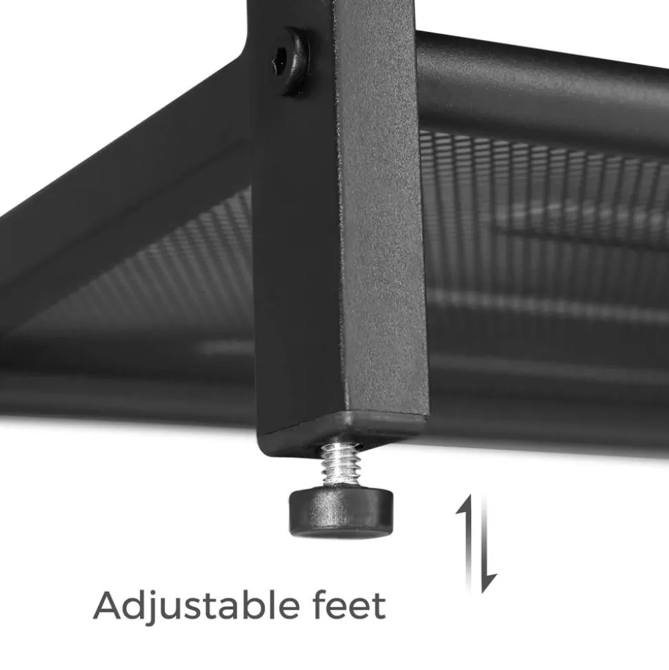 Fashion SONGMICS Étagère à chaussures industriel Brun Vintage Noir