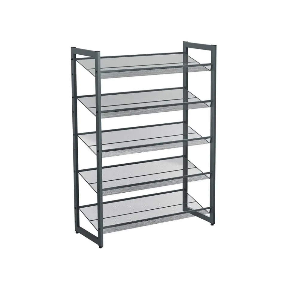 Store SONGMICS Étagère à chaussures maille gris foncé