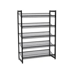 Store SONGMICS Étagère à chaussures maille gris foncé
