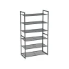 Clearance SONGMICS Étagère à chaussures maille gris