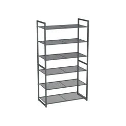 Clearance SONGMICS Étagère à chaussures maille gris