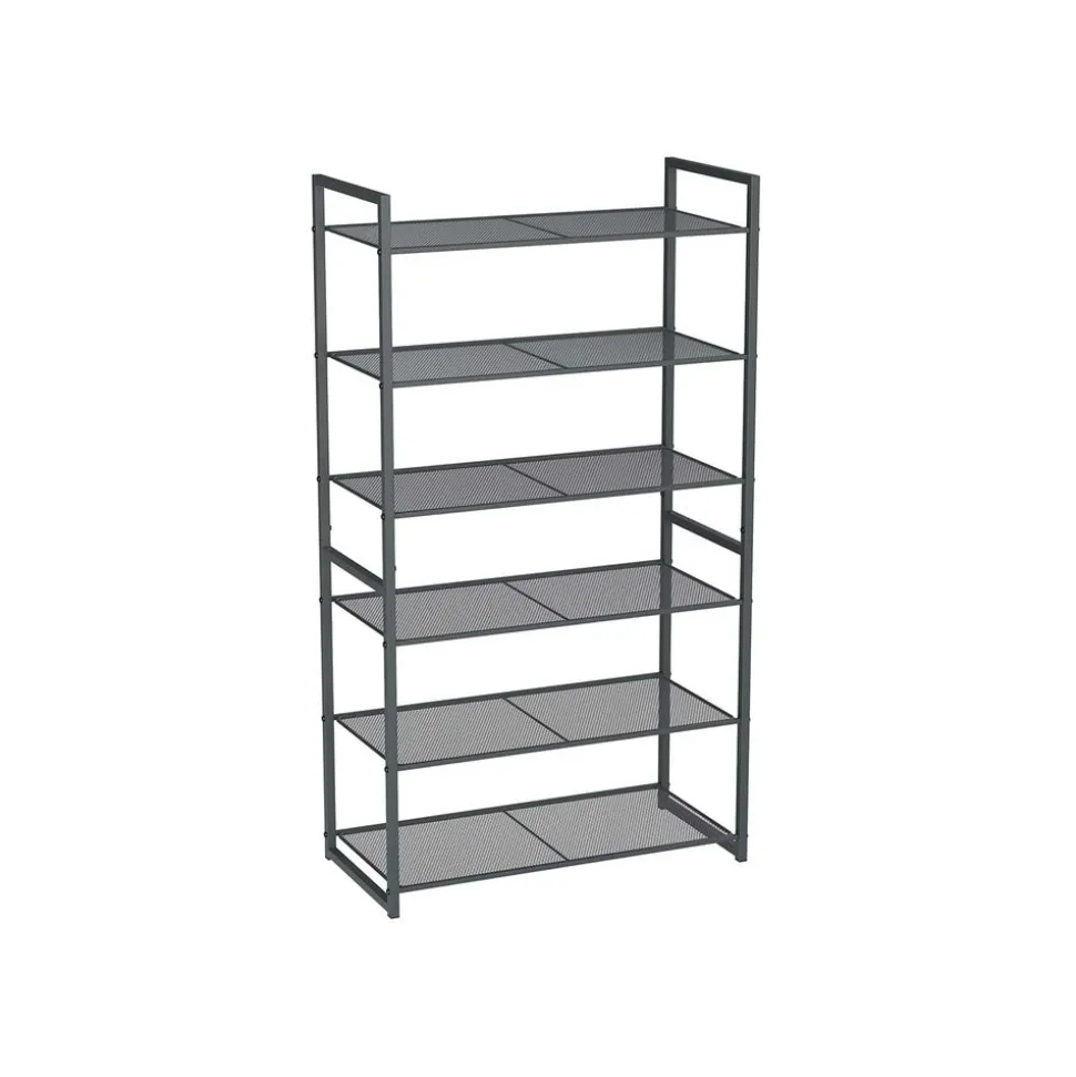 Clearance SONGMICS Étagère à chaussures maille gris