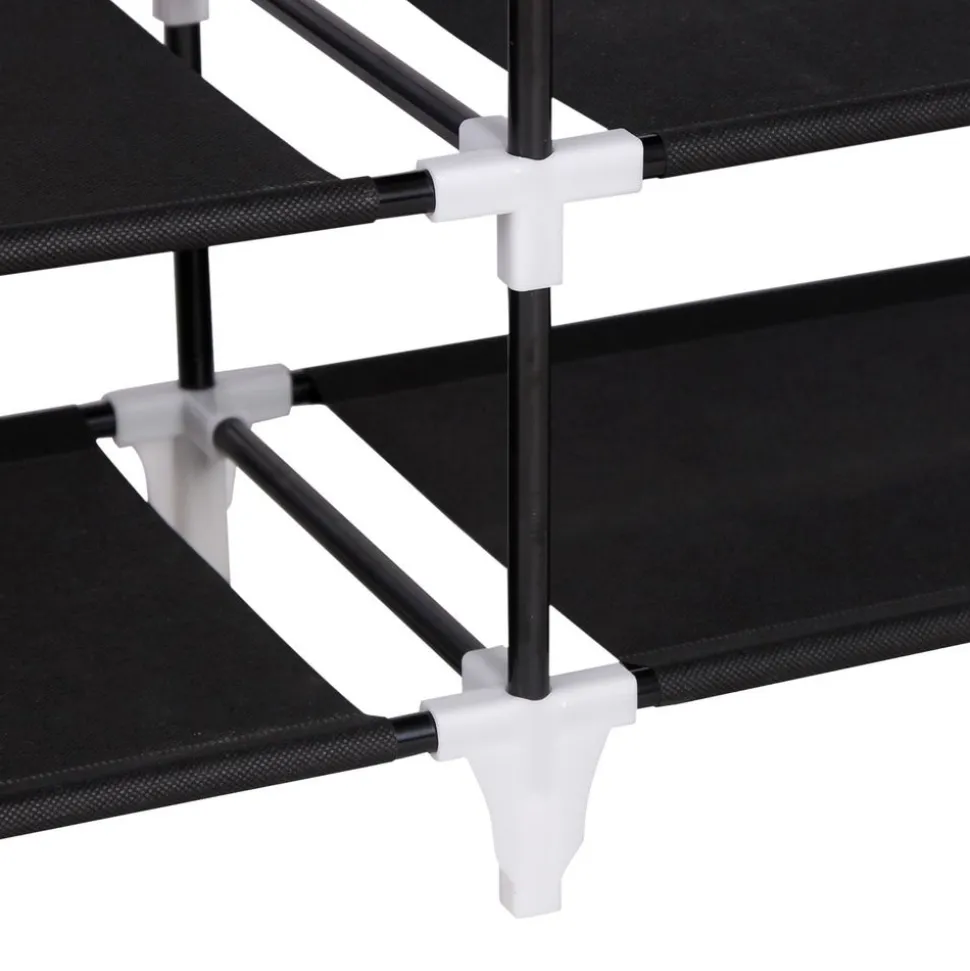 Best Sale SONGMICS Étagère à chaussures tissu noir