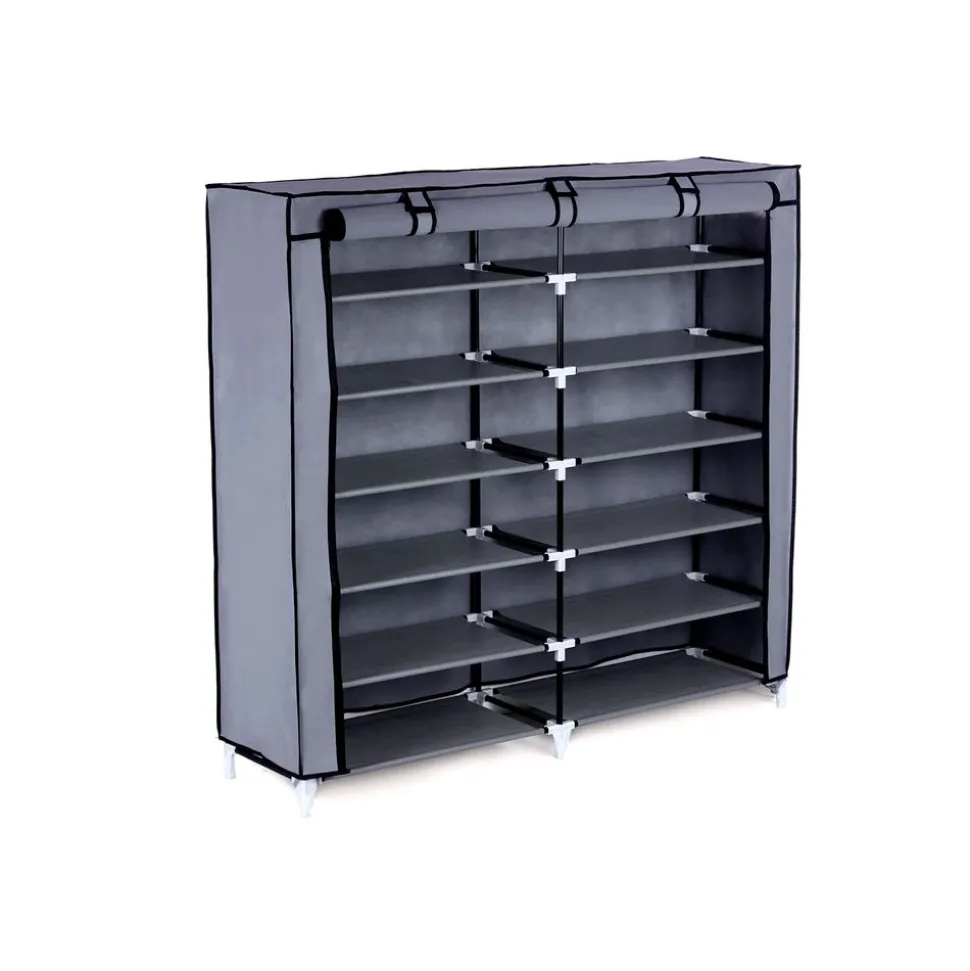 Best Sale SONGMICS Étagère à chaussures tissu noir