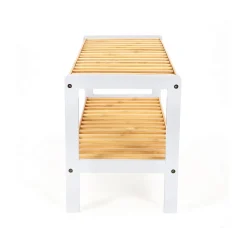 Hot SONGMICS Étagère 2 niveaux bambou