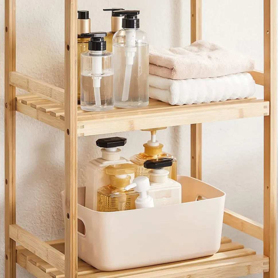 Hot SONGMICS Étagère 3 niveaux bambou